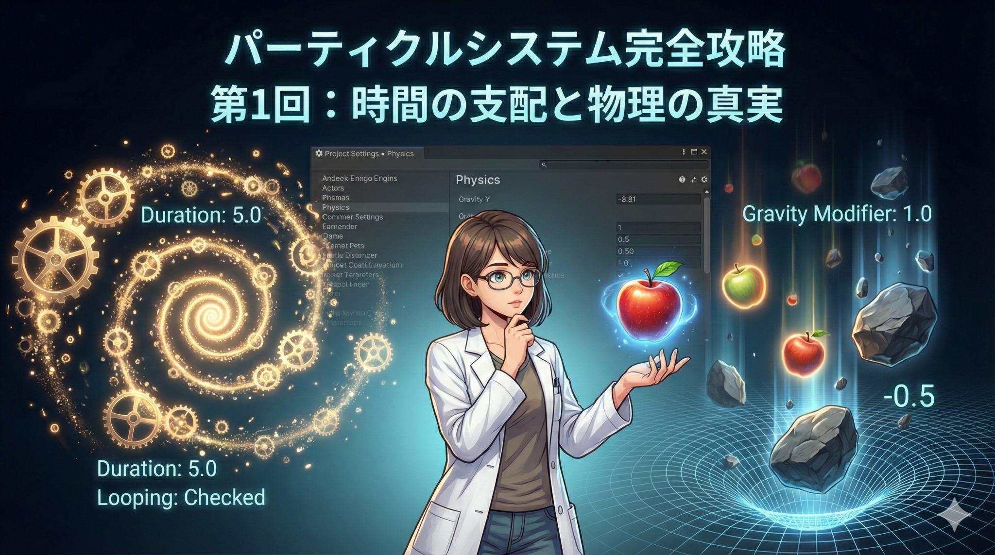 『Unity』パーティクルシステム完全攻略：メインモジュール前編（シリーズ1）